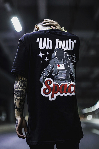 Готина тениска за мъже с изображение и надпис в три цвята