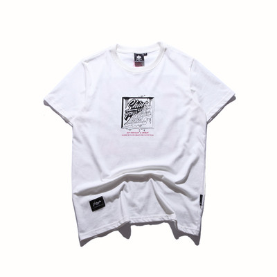 Красива тениска за мъже с апликация на гърба