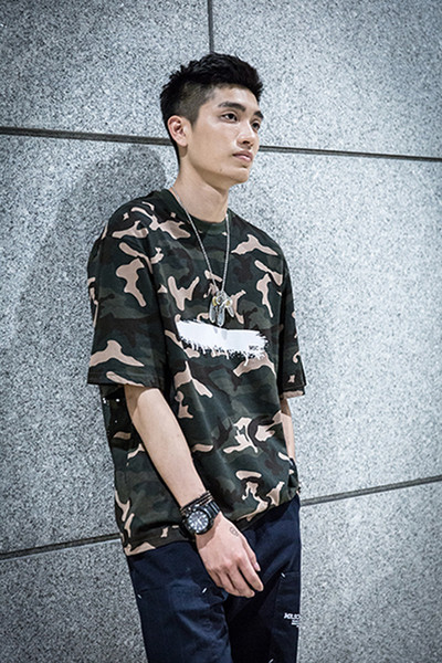 Мъжка тениска с 3/4 ръкав в два цвята