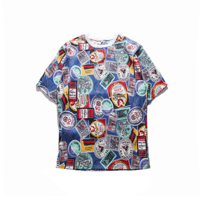 Цветна тениска за мъже с 3/4 ръкав 