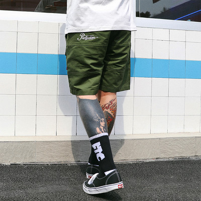 Мъжки шорти в четири цвята с джобове