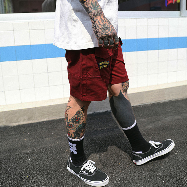 Мъжки шорти в четири цвята с джобове