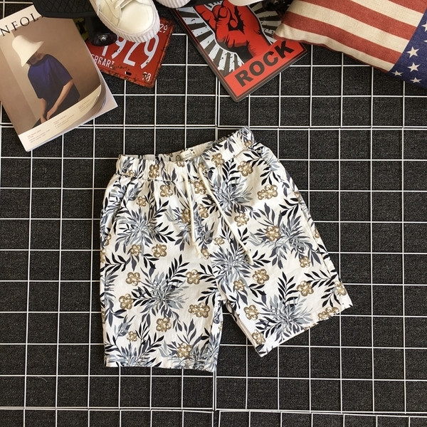 Цветни мъжки шорти с връзки в 2 модела