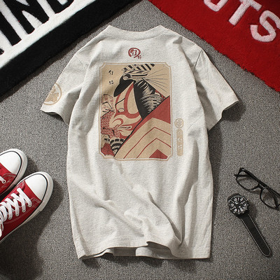 Страхотна тънка мъжка тениска с интересна щампа - много размери