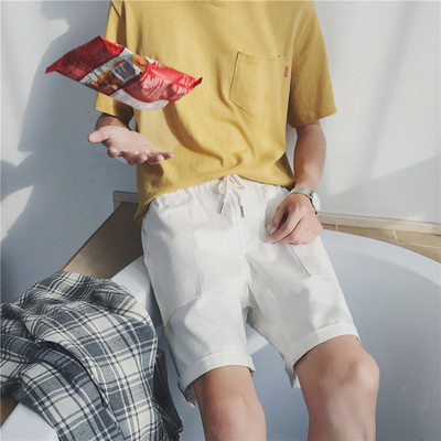 Ежедневни и стилни шорти за мъже в три цвята дълбоки джобове