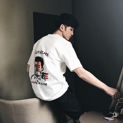 Тениска за мъжете с 3/4 ръкави в три цвята с щампа на гърба