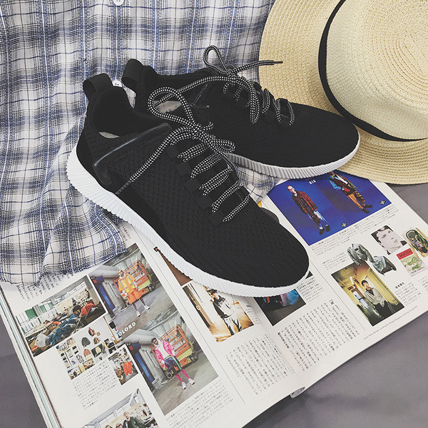 Ανδρικά και άνετα αθλητικά παπούτσια  σε μαύρο και γκρι χρώμα