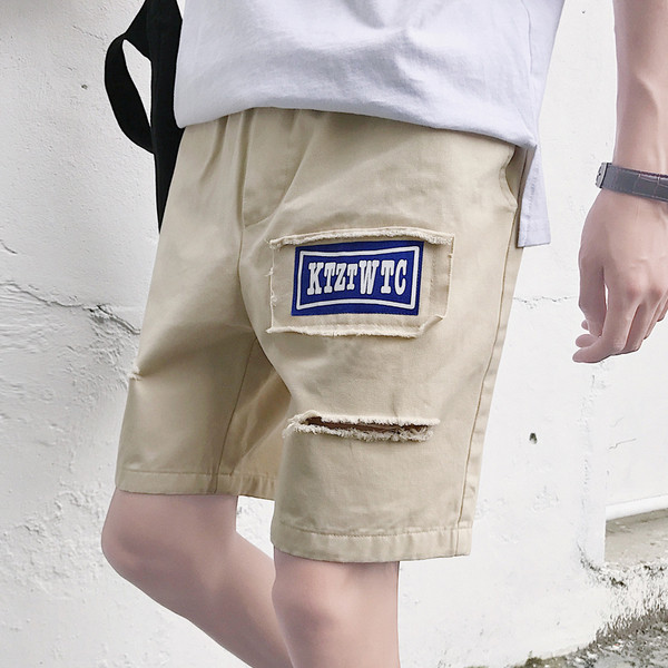 Стилни къси панталони накъсани и в три цвята