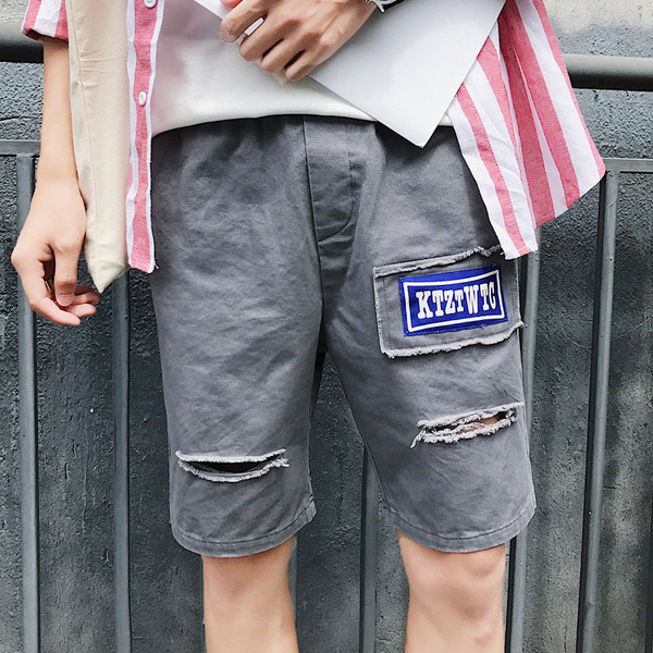 Стилни къси панталони накъсани и в три цвята