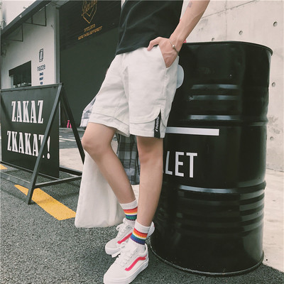 Стилни и спортни мъжки къси панталони в четири цвята с връзки