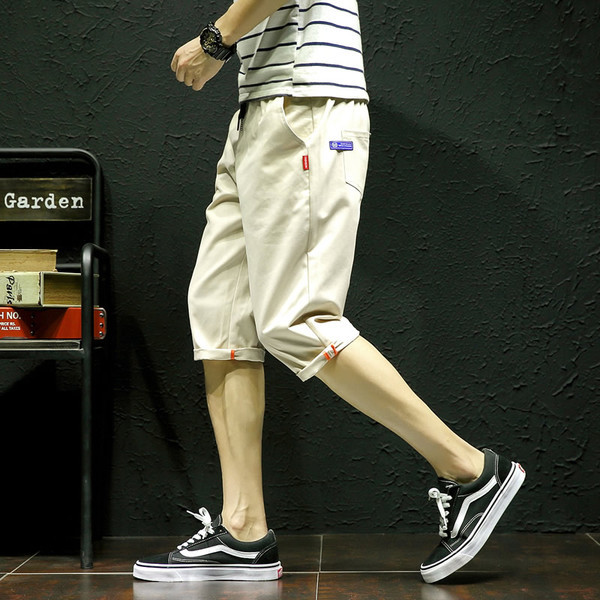 Стилни тънки ежедневни 3/4 мъжки панталони в 4 разцветки