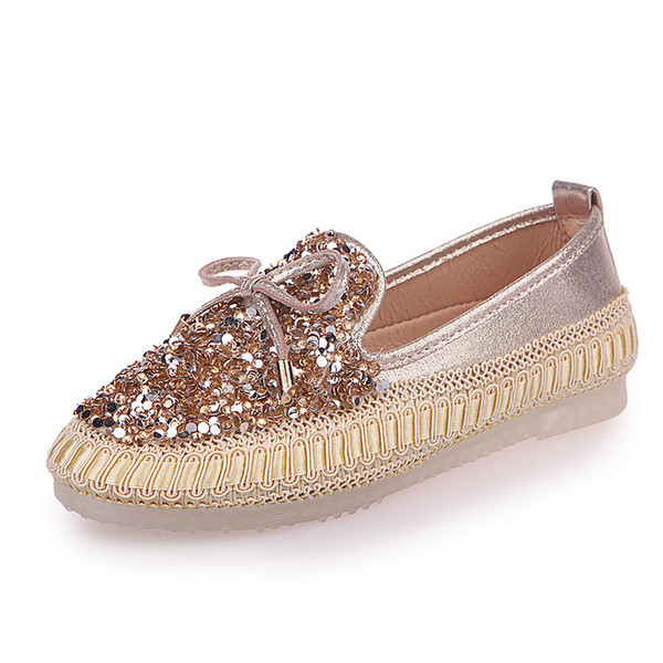 Γυναικεία μοκασίνια  με κορδέλα