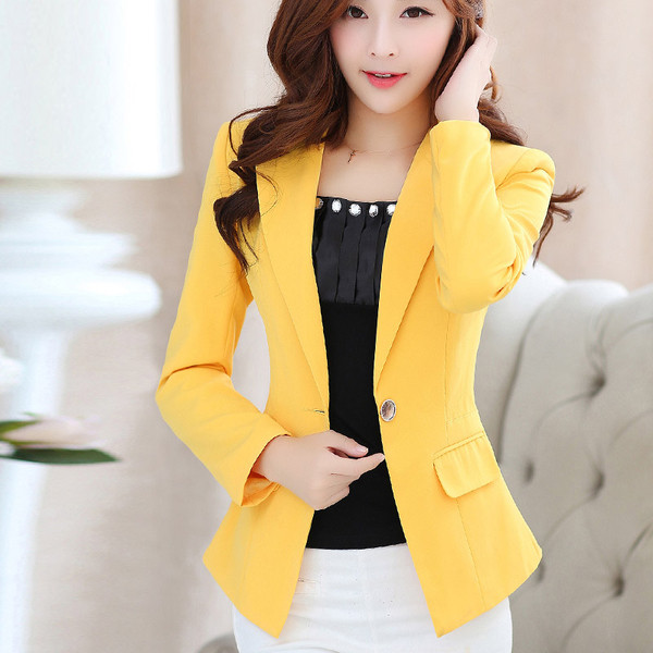 Уникално дамско стилно сако в четири различни цвята