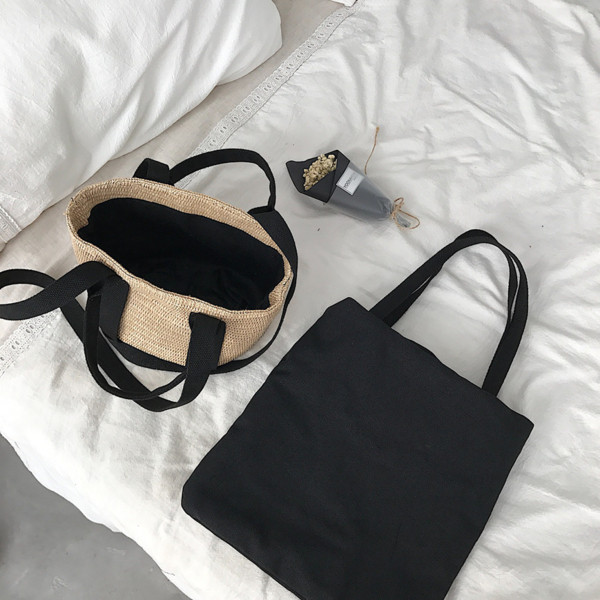 Красива плажна чанта за дамите с дълги каишки