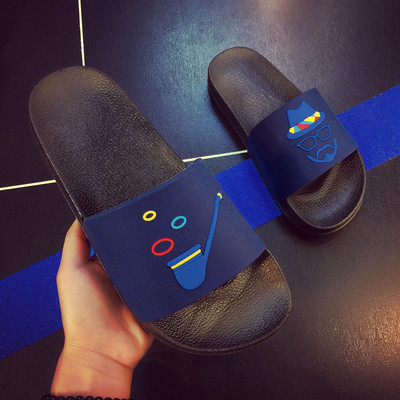 Ανδρικές παντόφλες από καουτσούκ σε τρία χρώματα με εικόνα