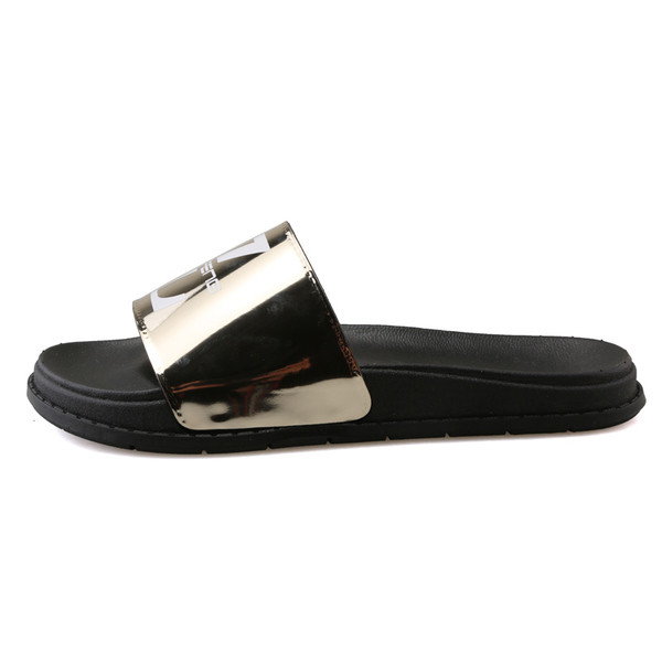 Стилни мъжки лъскави чехли в три цвята