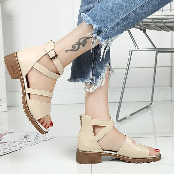 Έκο δερμάτινα σανδάλια  σε δύο χρώματα 