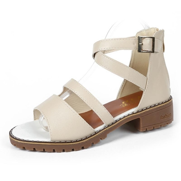 Έκο δερμάτινα σανδάλια  σε δύο χρώματα 