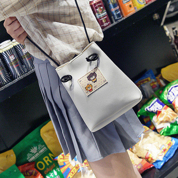 Дамска чанта тип торба в четири цвята + портмоне