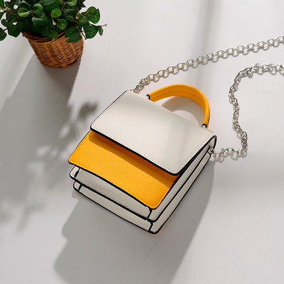 Стилна мини дамска чанта в четири цвята