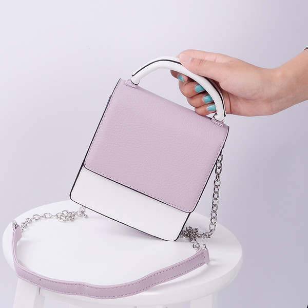 Стилна мини дамска чанта в четири цвята