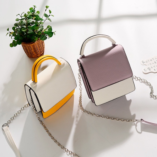 Стилна мини дамска чанта в четири цвята