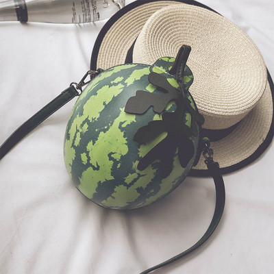 Свежа дамска чанта с форма на диня