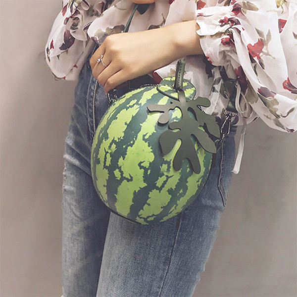 Свежа дамска чанта с форма на диня