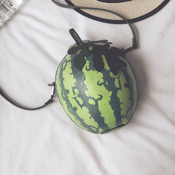 Свежа дамска чанта с форма на диня