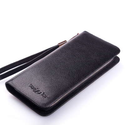 Стилен мъжки бизнес портфейл с цип - разнообразие от модели