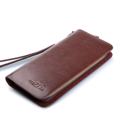 Стилен мъжки бизнес портфейл с цип - разнообразие от модели