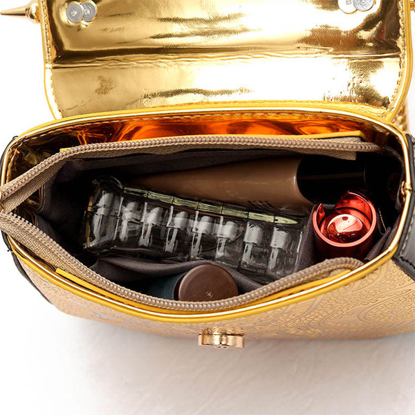 Бохемска дамска чанта в три цвята с два вида дръжки