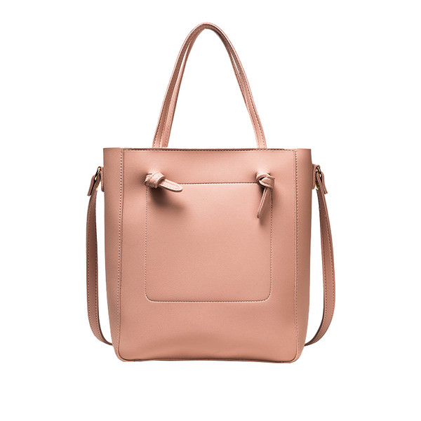 Семпъл модел дамска чанта с два вида дръжки и в няколко цвята