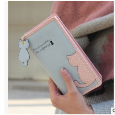 Сладък дамски портфейл в два модела - малък и голям, в много разцветки