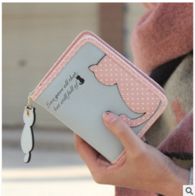 Сладък дамски портфейл в два модела - малък и голям, в много разцветки