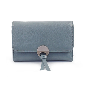 Стилен мини дамски портфейл в пет цвята