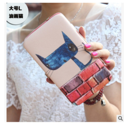 Сладък дамски портфейл в много цветове с изображения