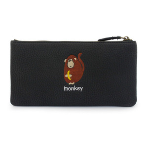 Свеж дамски портфейл с изображение в три цвята