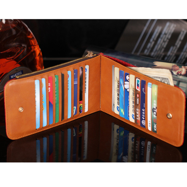 Стилен дамски бизнес портфейл в пет цвята