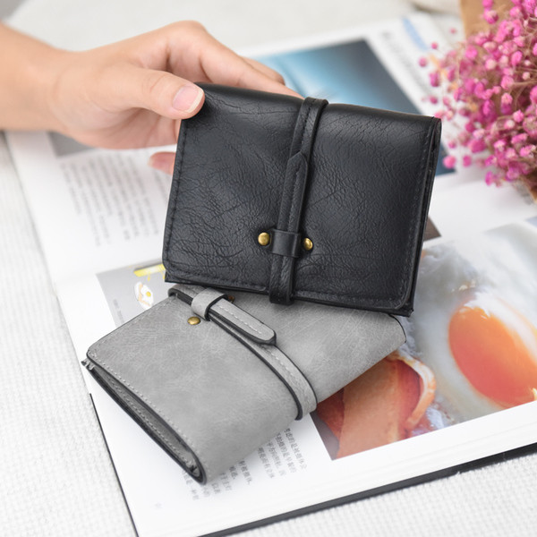 Семпъл мини дамски портфейл в пет цвята в 