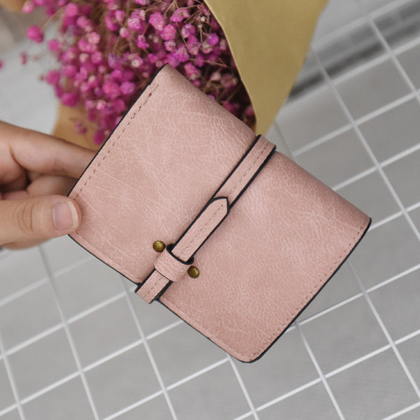 Семпъл мини дамски портфейл в пет цвята в 