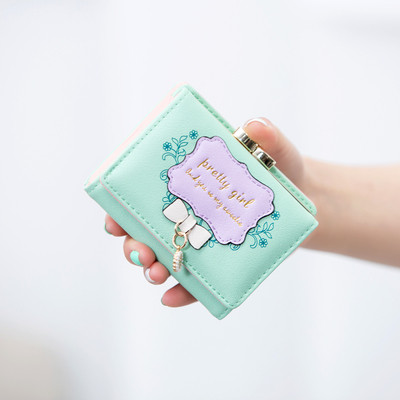 Сладък мини дамски портфейл в много цветове