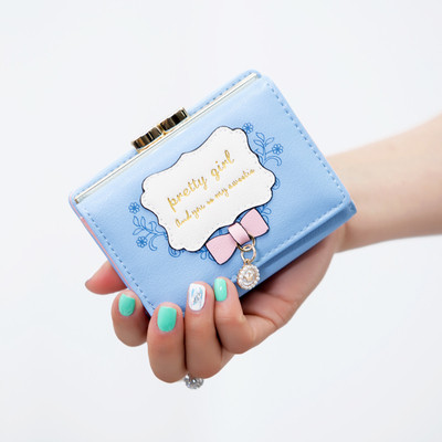 Сладък мини дамски портфейл в много цветове