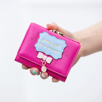 Сладък мини дамски портфейл в много цветове