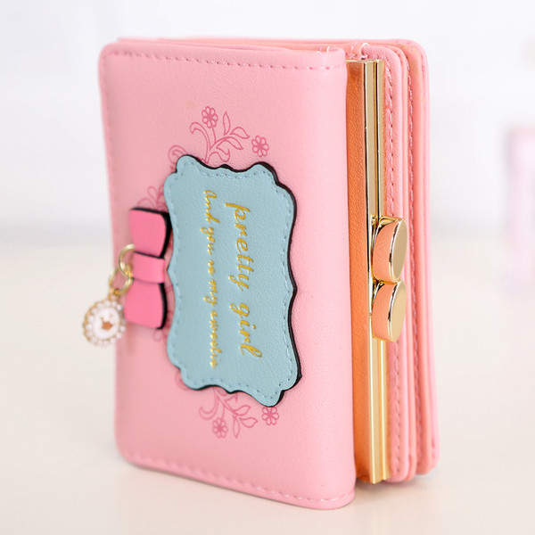 Сладък мини дамски портфейл в много цветове