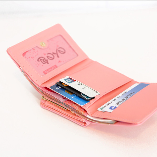 Сладък мини дамски портфейл в много цветове