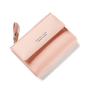 Нежен мини дамски портфейл с малка дръжка в много цветове