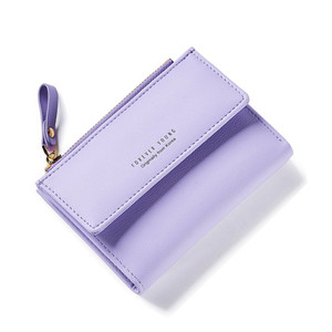 Нежен мини дамски портфейл с малка дръжка в много цветове