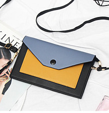 Стилен дамски портфейл-чанта в няколко разцветки с две дръжки