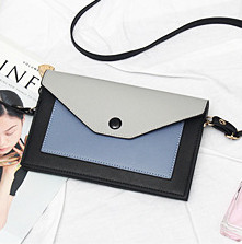 Стилен дамски портфейл-чанта в няколко разцветки с две дръжки